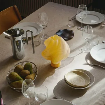 Soft Serve portabel bordslampa - Limoncello sorbet, 23 cm - Crème Atelier