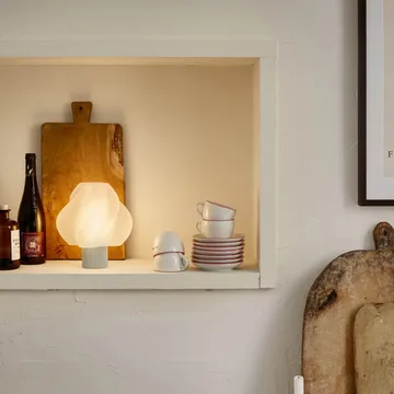 Soft Serve portabel bordslampa - Vanilla bean, 23 cm - Crème Atelier