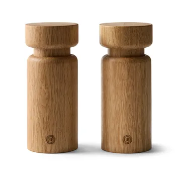 Helsinki salt- och pepparkvarnsset - Oak, 2 delar - Crushgrind