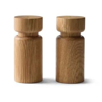 Helsinki salt- och pepparkvarnsset - Oak, mini, 2 delar - Crushgrind