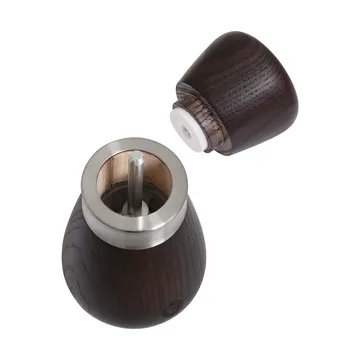 Kyoto kryddkvarn - Brown glaze, FSC ash, 10 cm - Crushgrind