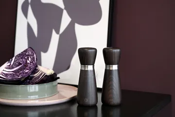 Kyoto kryddkvarn - Brown glaze, FSC ash, 17 cm - Crushgrind