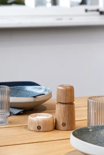 Stockholm kryddkvarn - Natural, FSC oak, 11 cm - Crushgrind