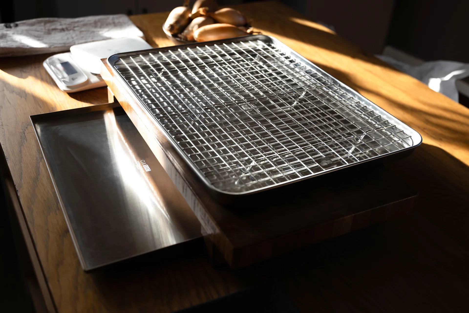 Culimat gastrobleck med avsvalningsgaller, Rostfritt stål, 40,5x30,5 cm Culimat