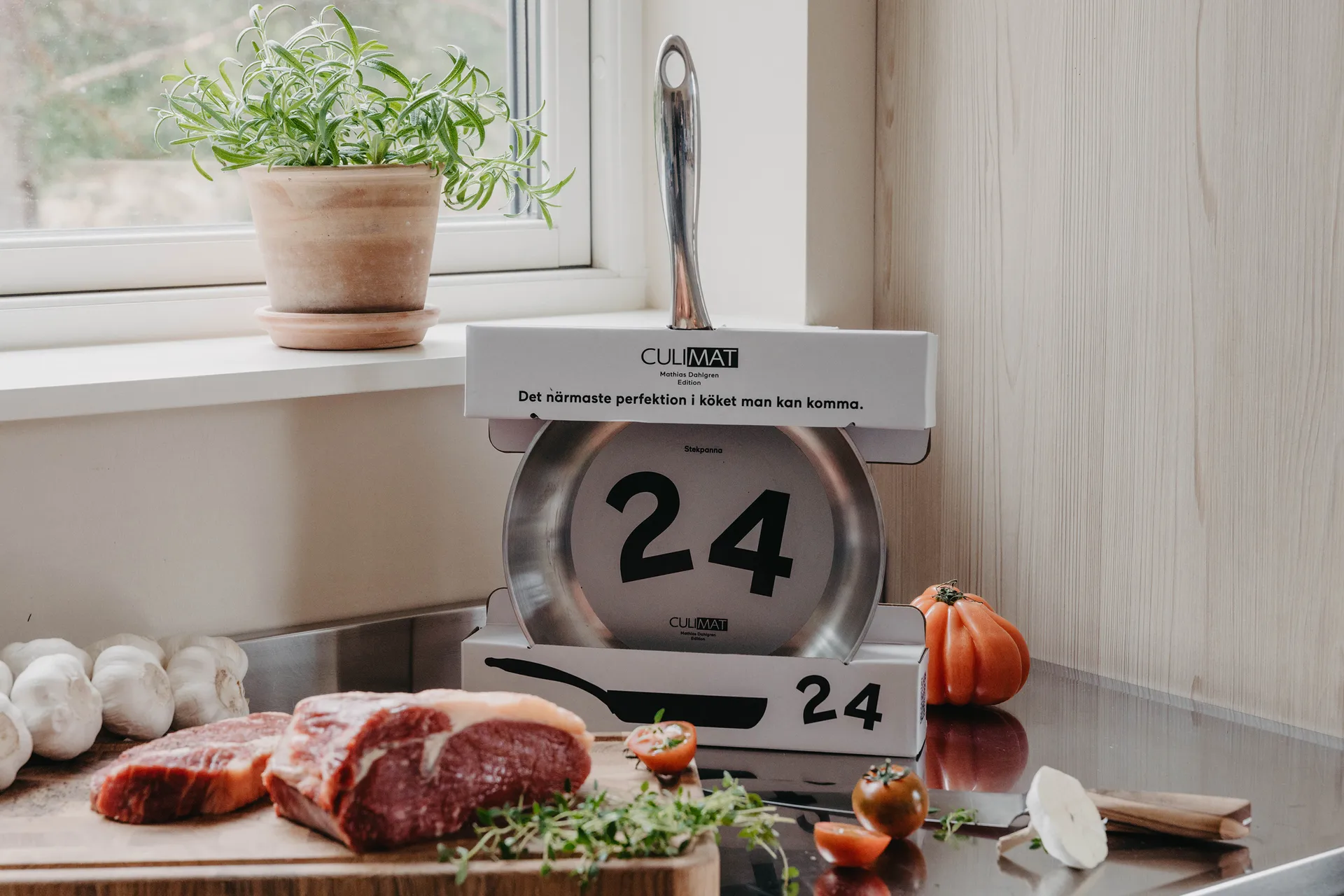 Culimat stekpanna 5-Ply rostfritt stål, 24 cm Culimat