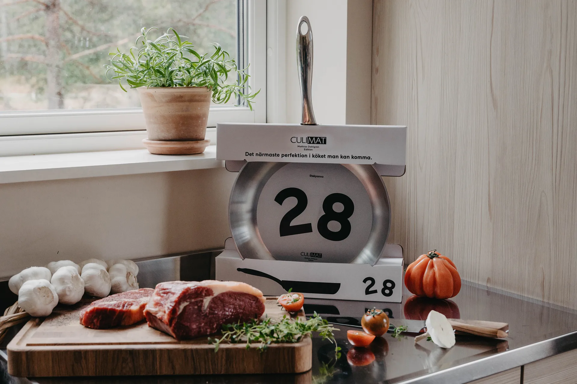 Culimat stekpanna 5-Ply rostfritt stål, 28 cm Culimat