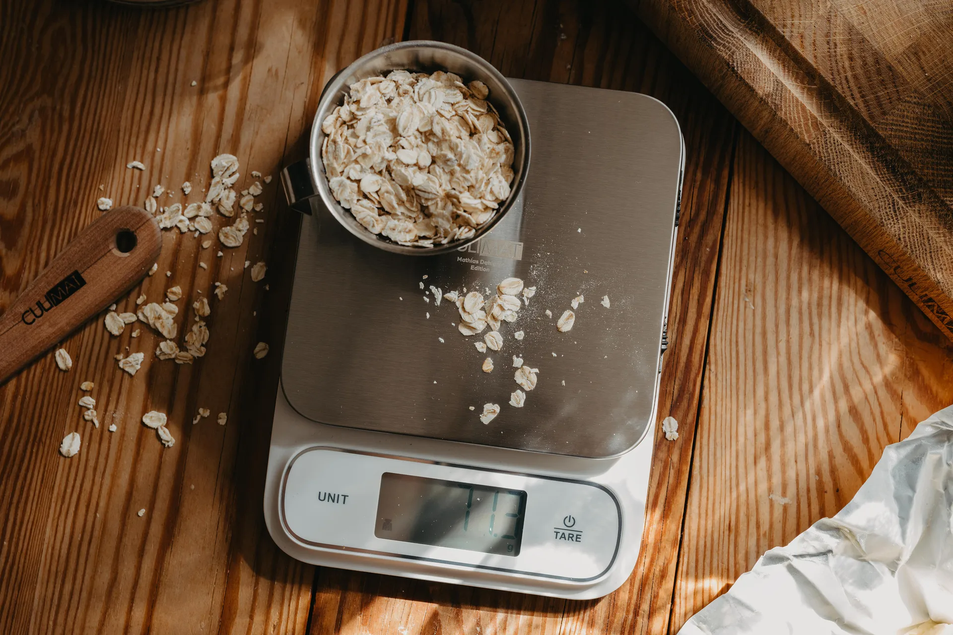 Digital köksvåg vattentät, Vit-silver Culimat