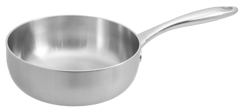 Culimat Sauteuse M Dahlgren 2,5 liter 22 cm Stål | Skandinavisk Design | Traktörpannor & Sauteuser | Silverfärgad