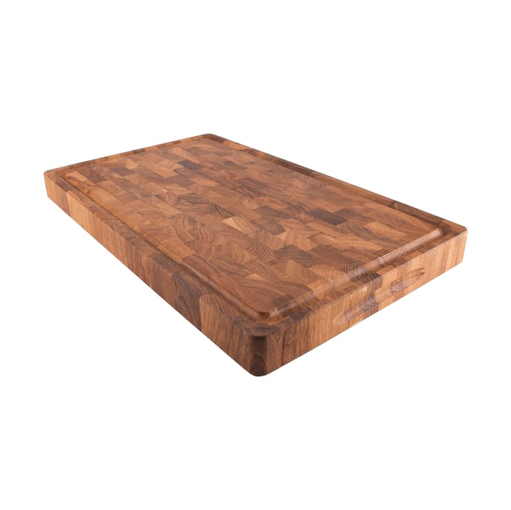 Skärbräda Ek Stavlimmad med ränna - 40x25 cm - Culimat