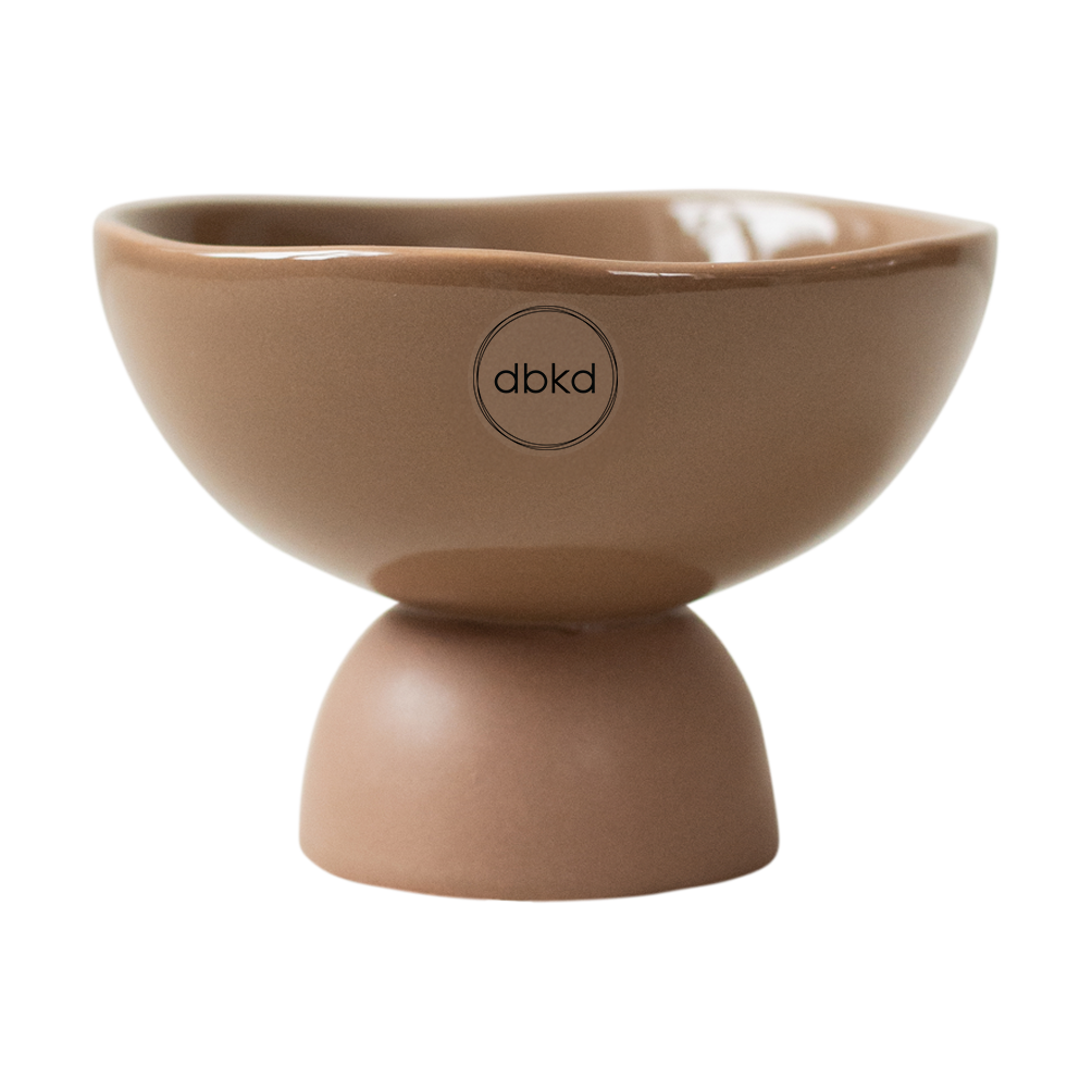 DBKD Base Dome skål S 12 cm Nougat | Skandinavisk Design | Dekorationsskålar | Brun