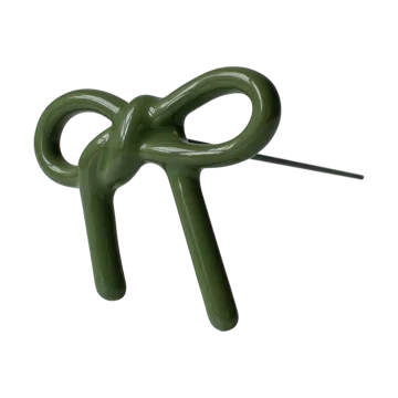 Bow blomdekoration - Shiny green - DBKD