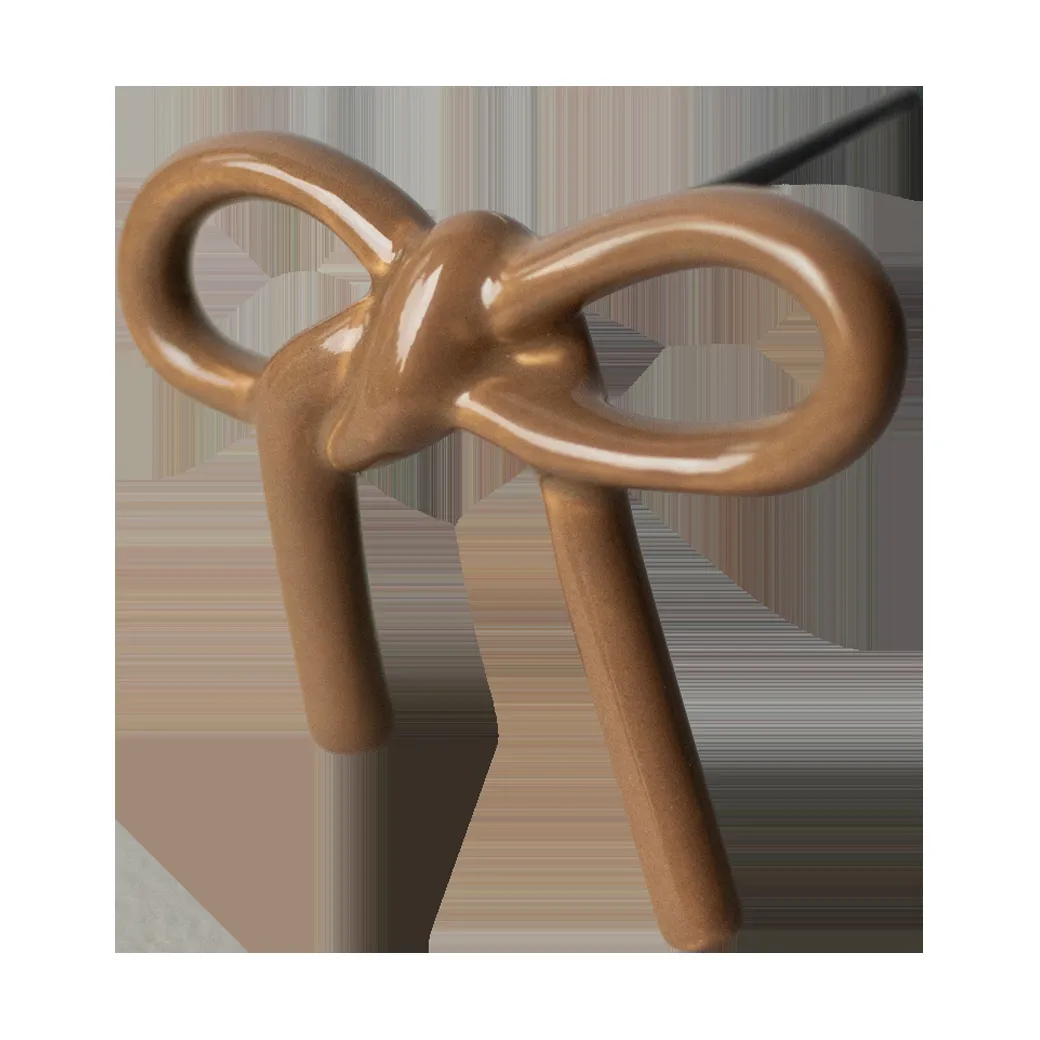 DBKD Bow blomdekoration Shiny nougat