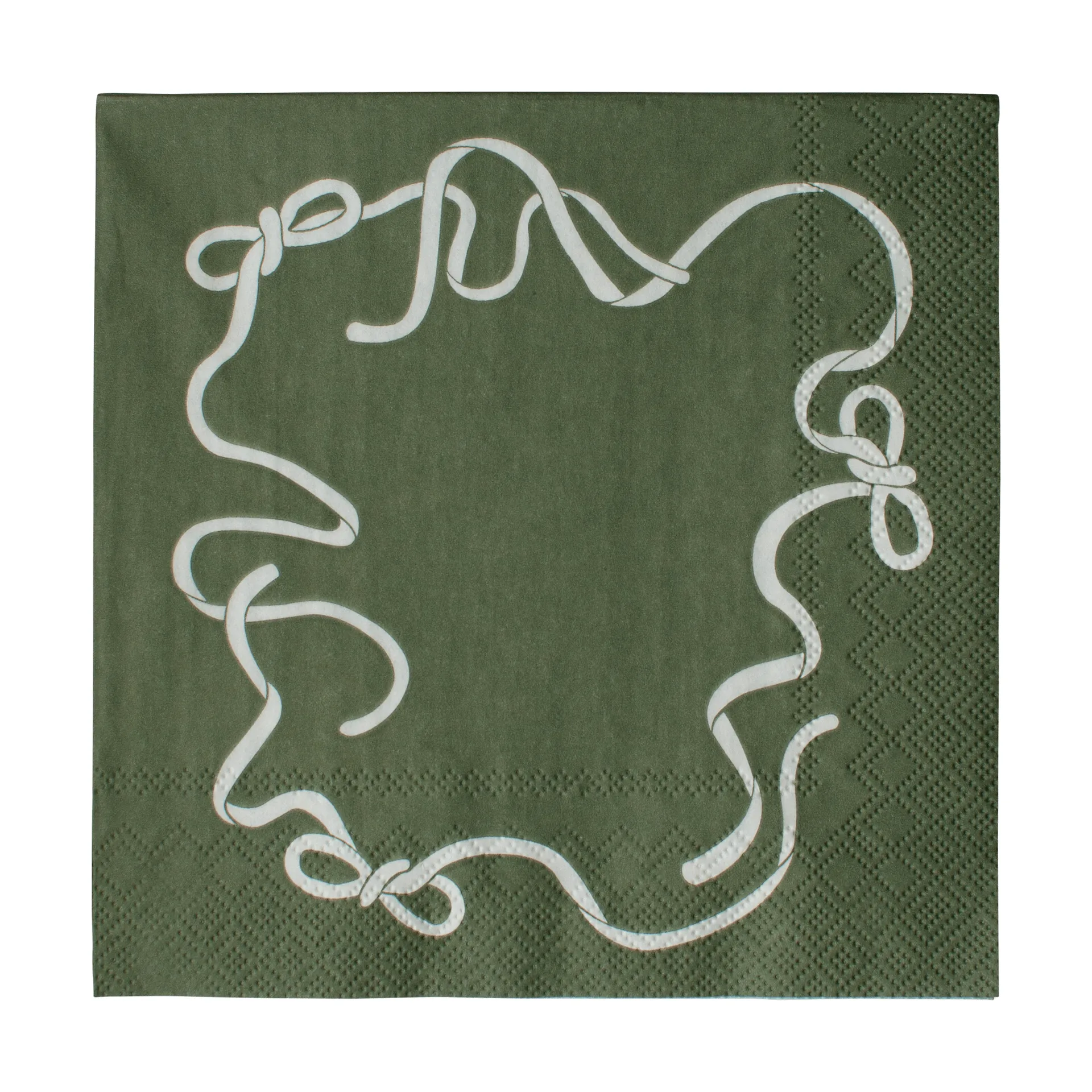 Bow pappersservett 33x33 cm 20-pack, Green DBKD