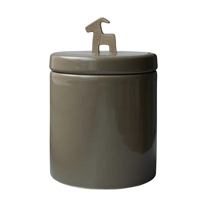 Bruse burk med lock - Shiny dust, Ø12x16 cm - DBKD