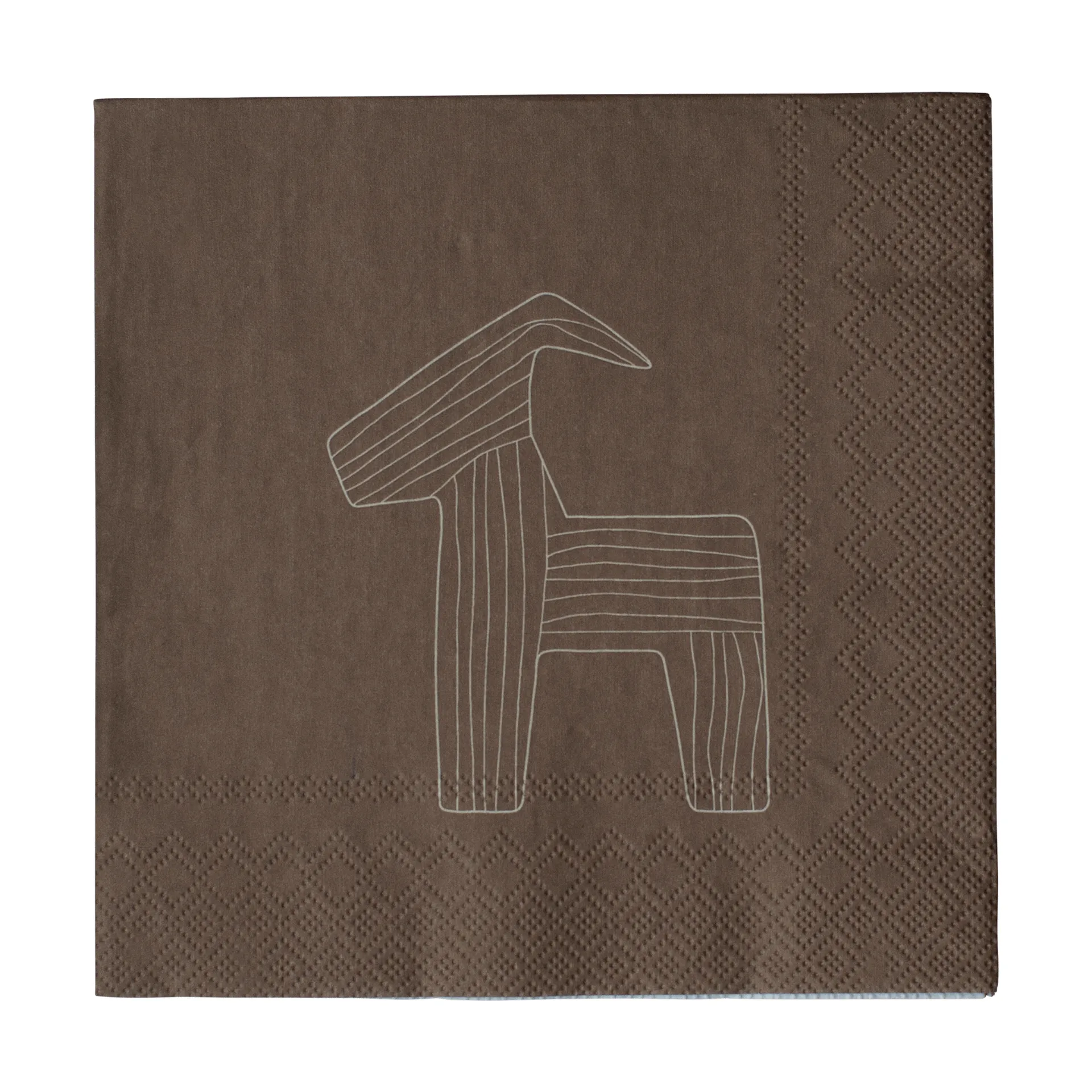 Bruse pappersservett 33x33 cm 20-pack, Brown DBKD