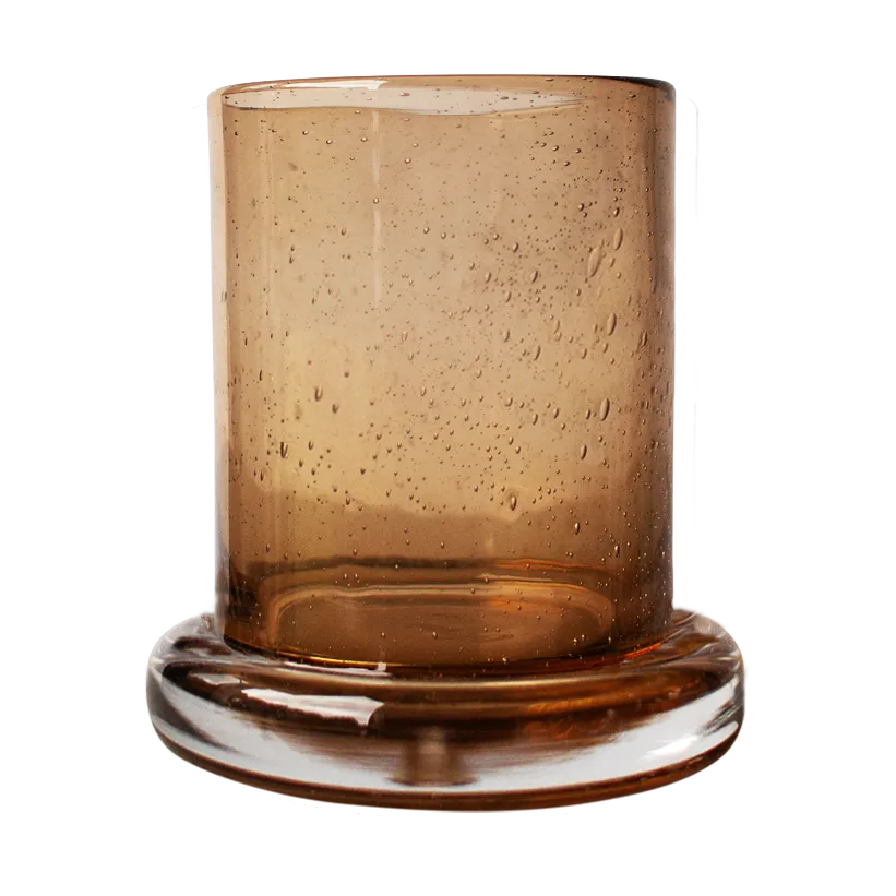 Bubble ljuslykta Ø10 cm, Rust DBKD