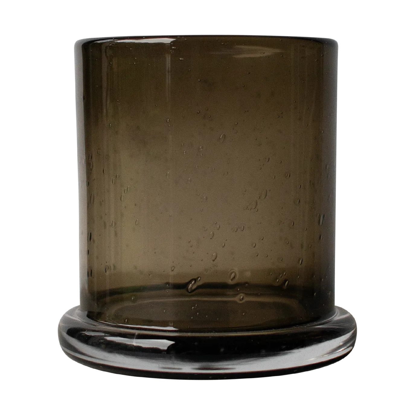 Bubble ljuslykta Ø14 cm, Brown DBKD