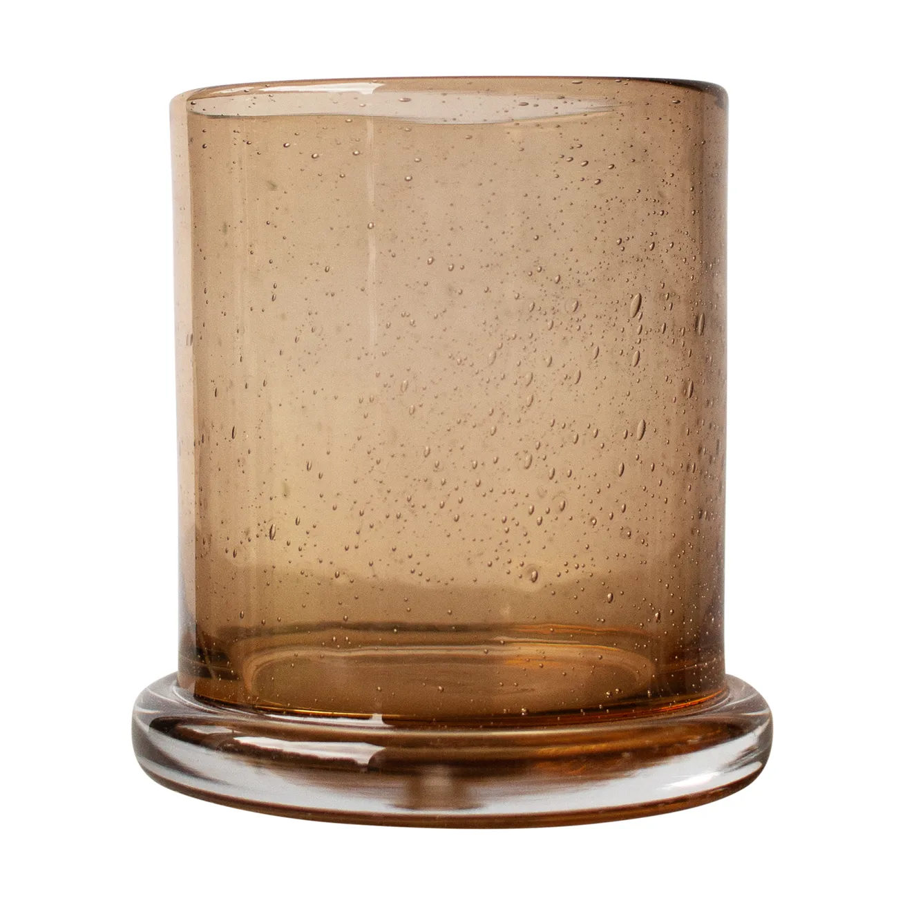 Bubble ljuslykta Ø14 cm, Rust