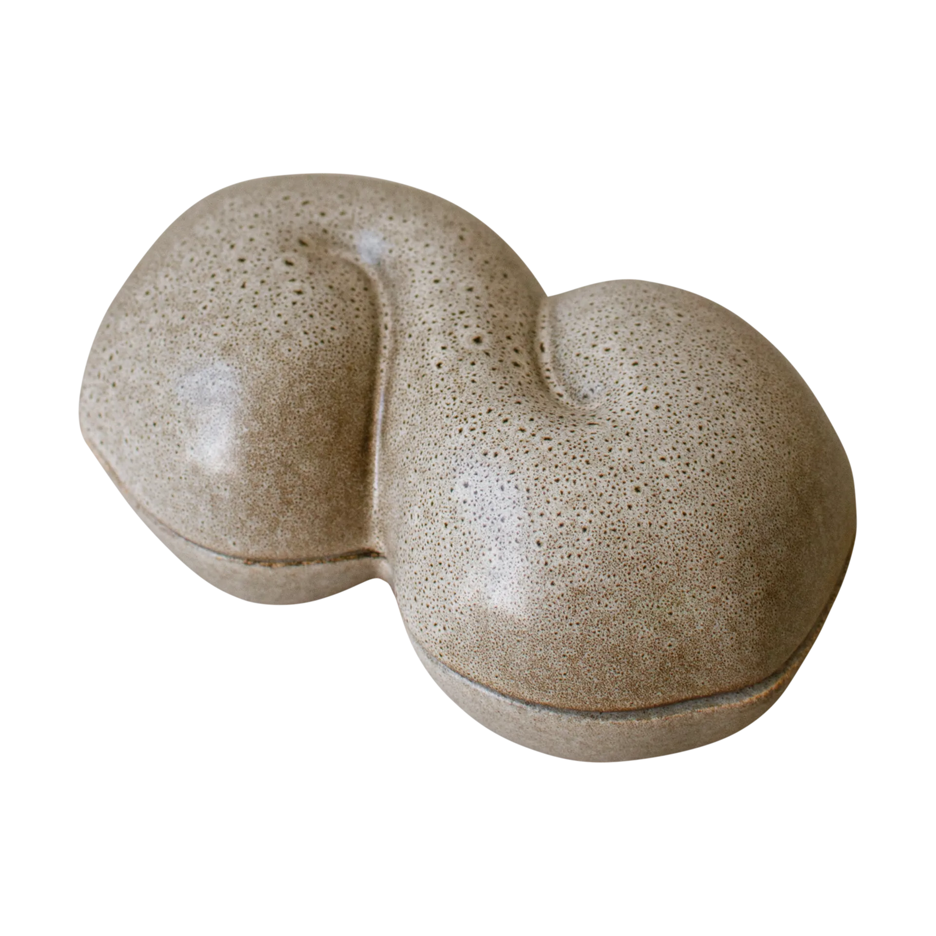 Bun skål med lock 11x18 cm, Beige DBKD