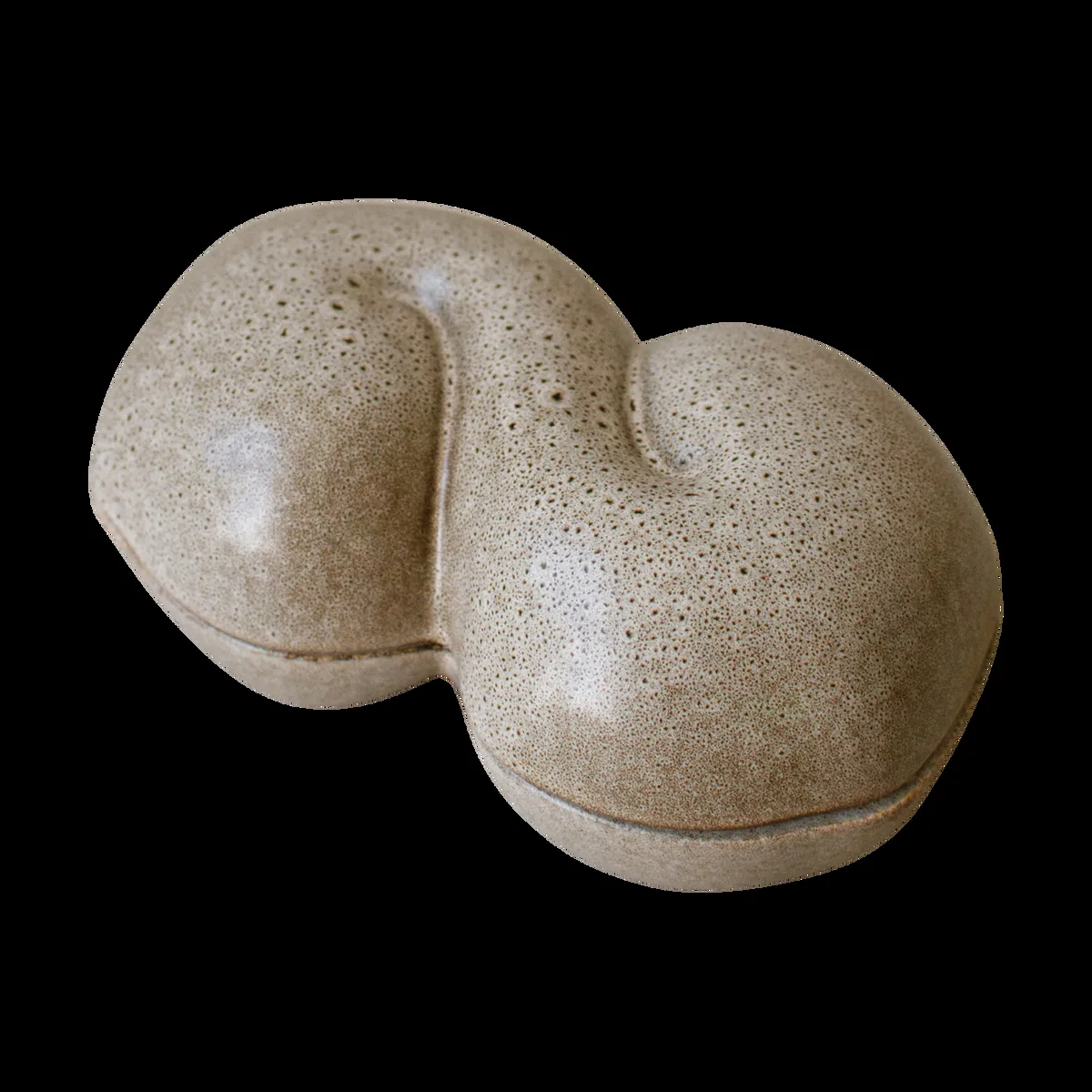 DBKD Bun skål med lock 11x18 cm Beige