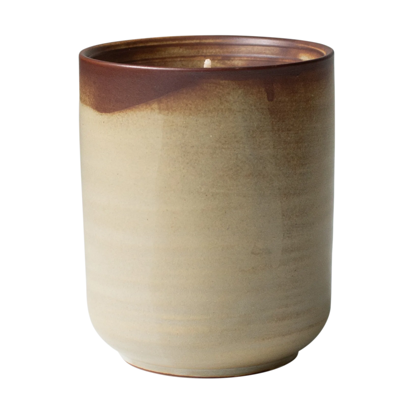 Burn doftljus 60 h, Creme-brown DBKD