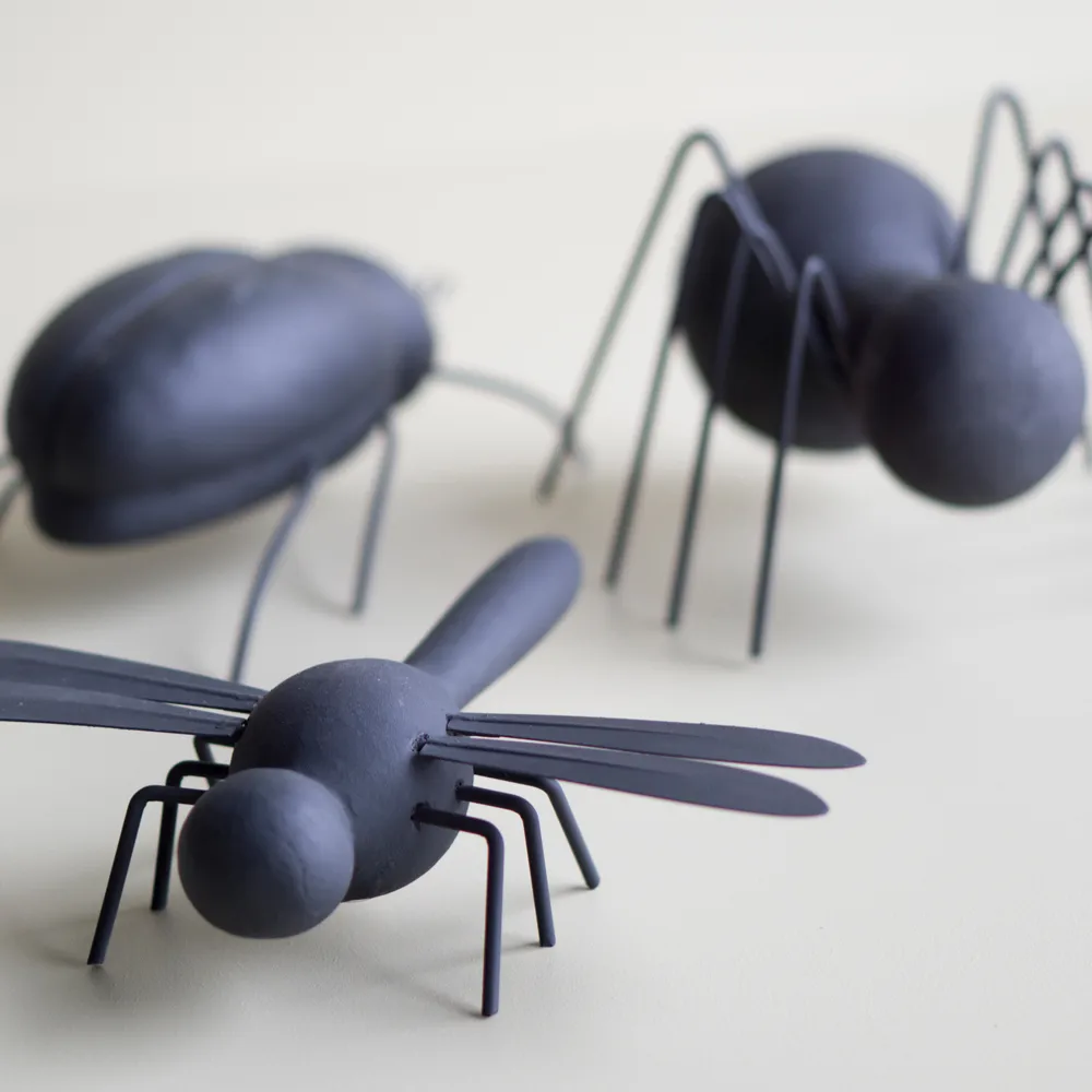 Concrete Bugs dekoration, grey, spindel DBKD