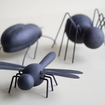 Concrete Bugs dekoration - grey, spindel - DBKD