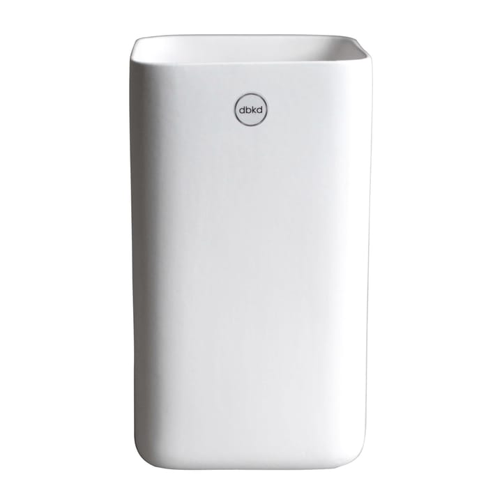 Cube kruka large 13 cm - Matte white - DBKD