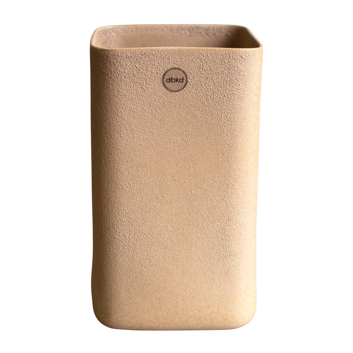 DBKD Cube kruka large 13 cm Sand | Skandinavisk Design | Krukor | Beige