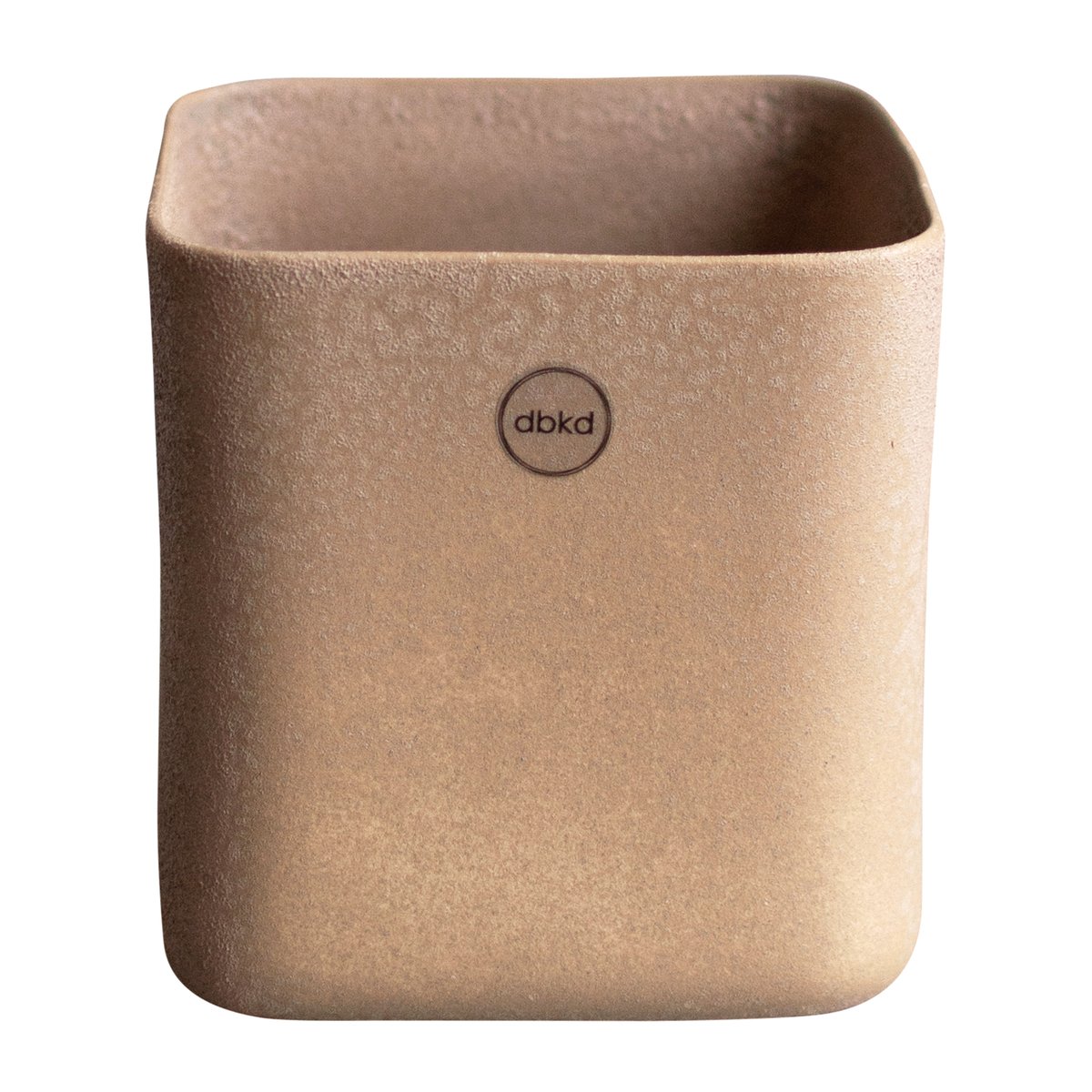 DBKD Cube kruka small 13 cm Sand | Skandinavisk Design | Krukor | Beige
