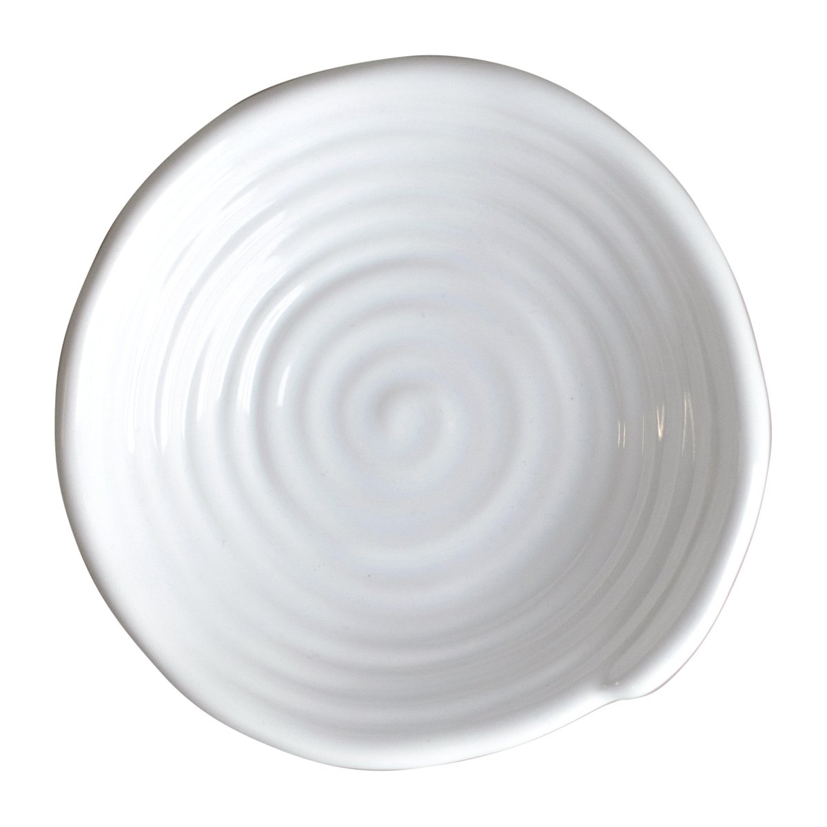 DBKD Curl skål small 12 cm Shiny white | Skandinavisk Design | Dekorationsskålar | Vit