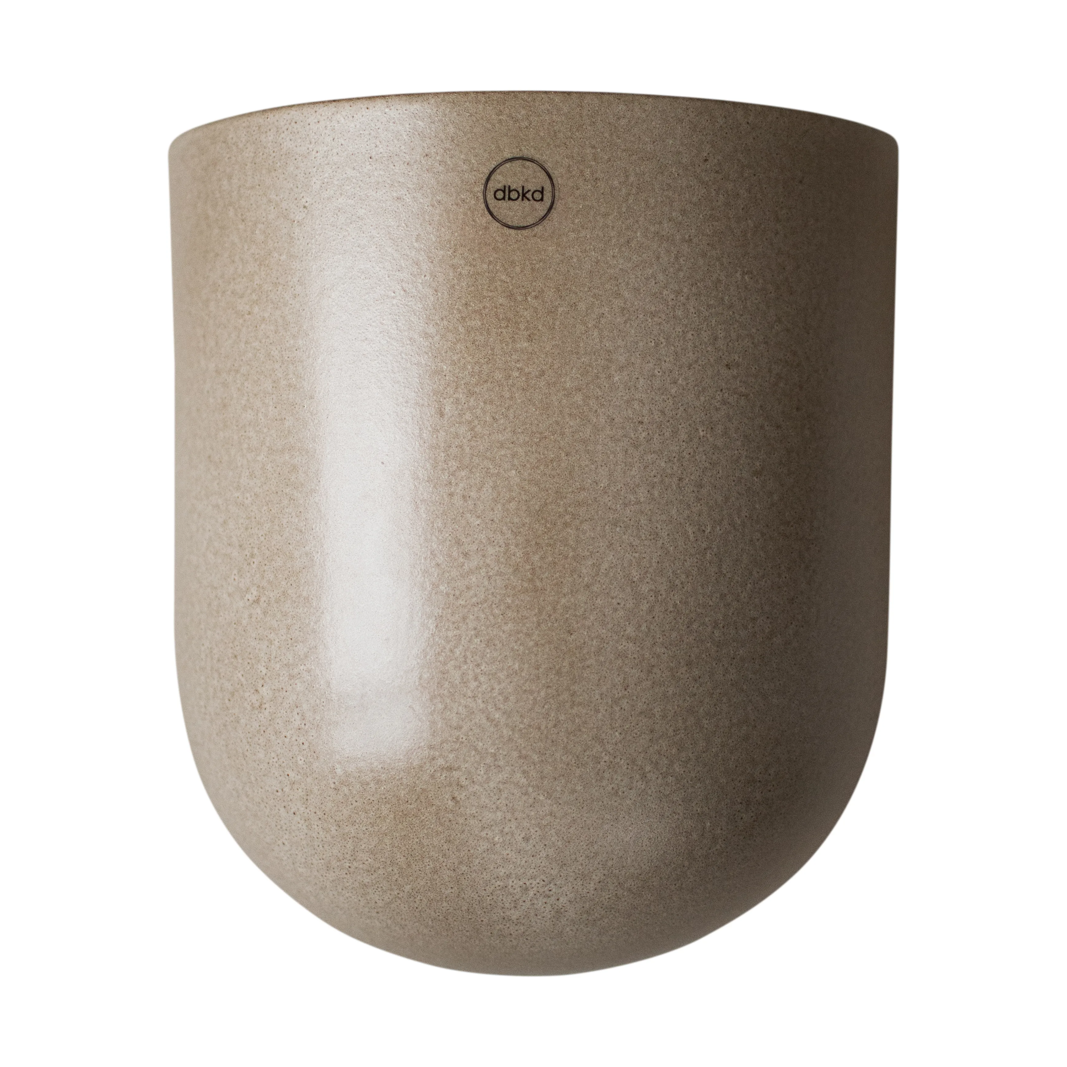 Cut vägghängd kruka beige, X-large 24 cm