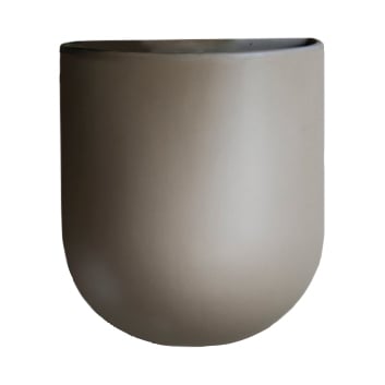 DBKD Cut vägghängd kruka dust x-large | Skandinavisk Design | Krukor | Grå