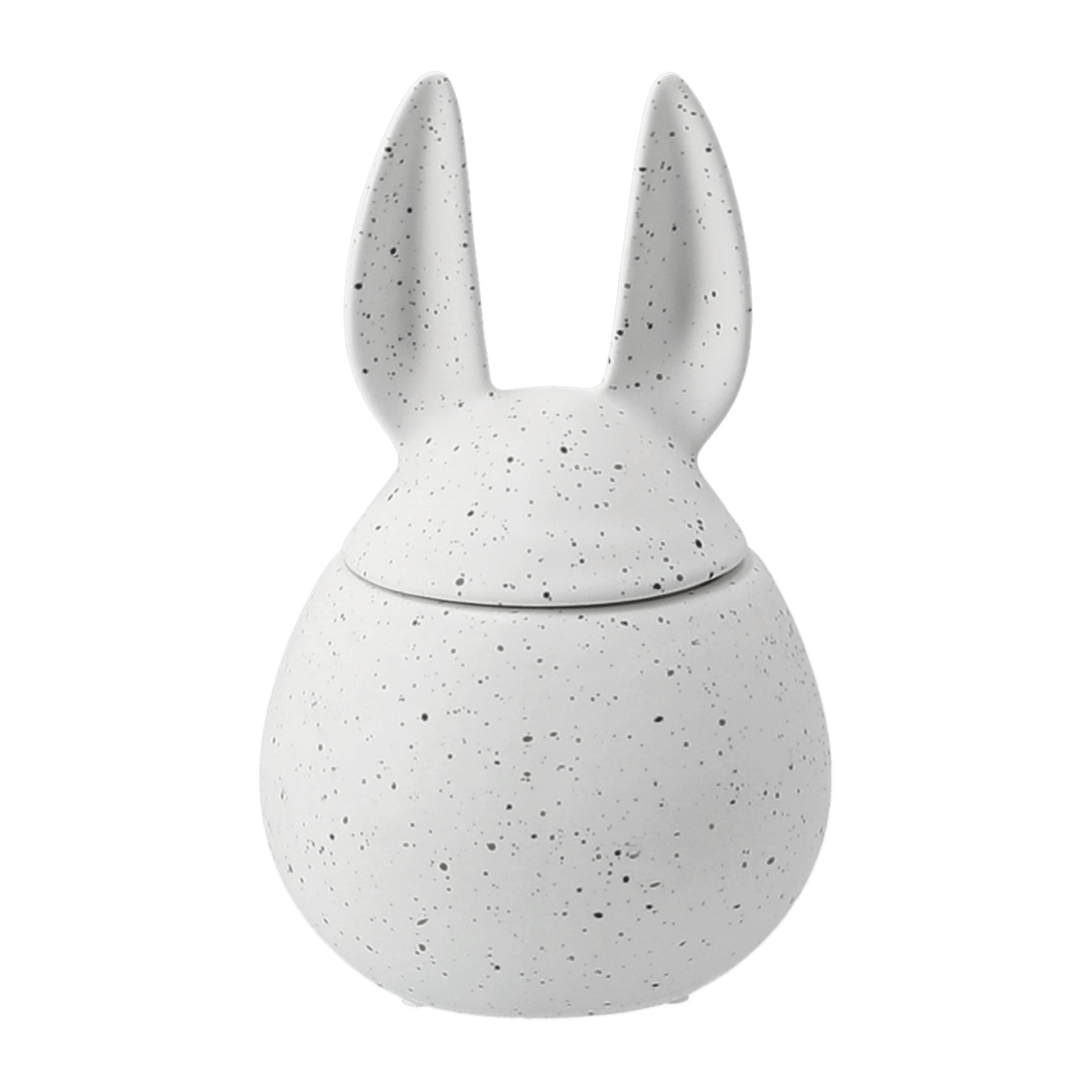 DBKD Eating rabbit skål liten White dot | Skandinavisk Design | Påskdekorationer | Vit