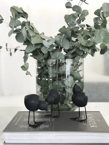 DBKD Swedish Birds påskdekoration 2-pack - Black - DBKD