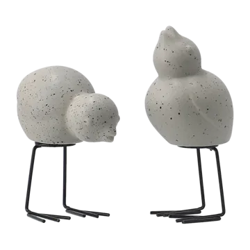 DBKD Swedish Birds påskdekoration 2-pack - Mole dot - DBKD