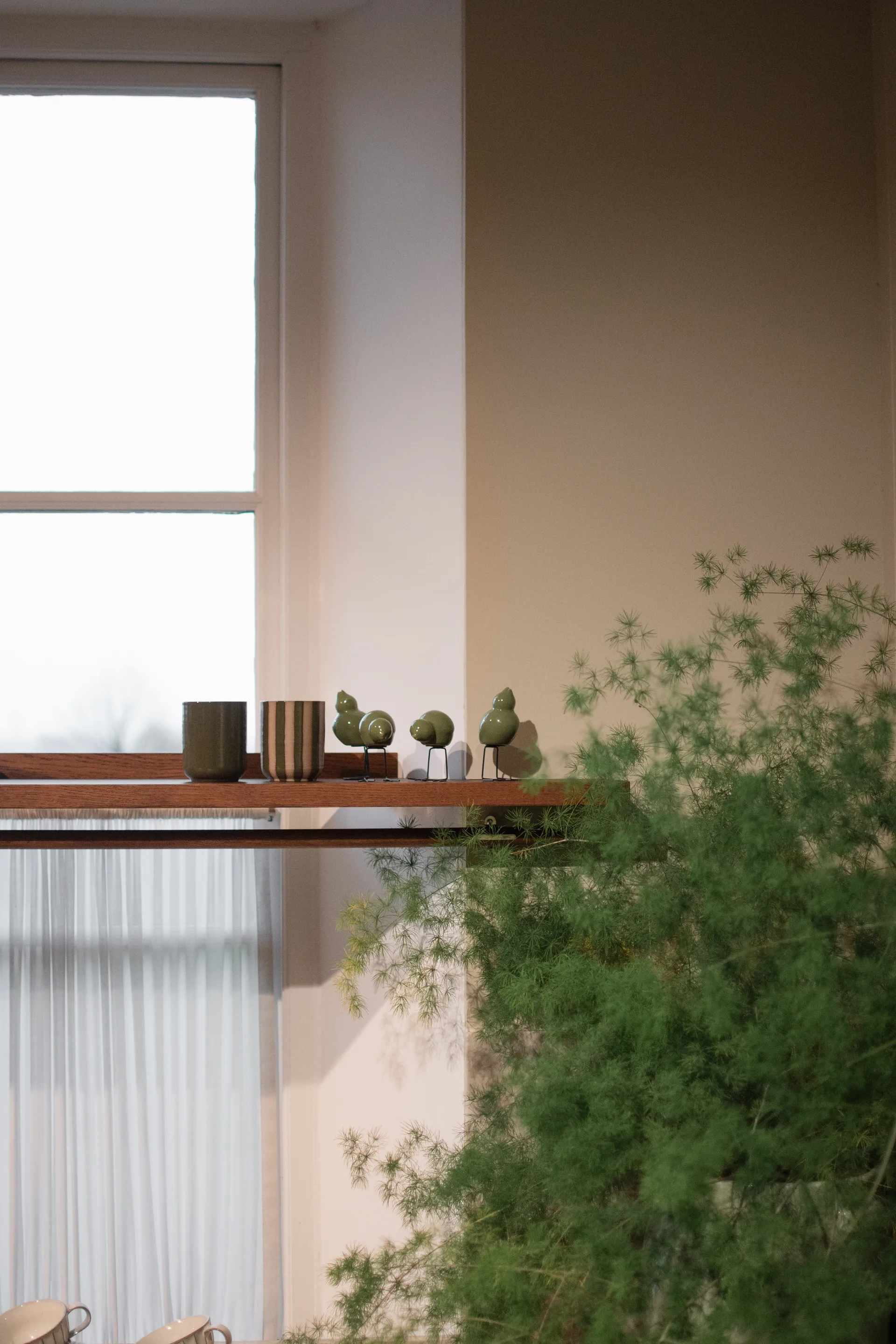 DBKD Swedish Birds påskdekoration 2-pack, Shiny green DBKD