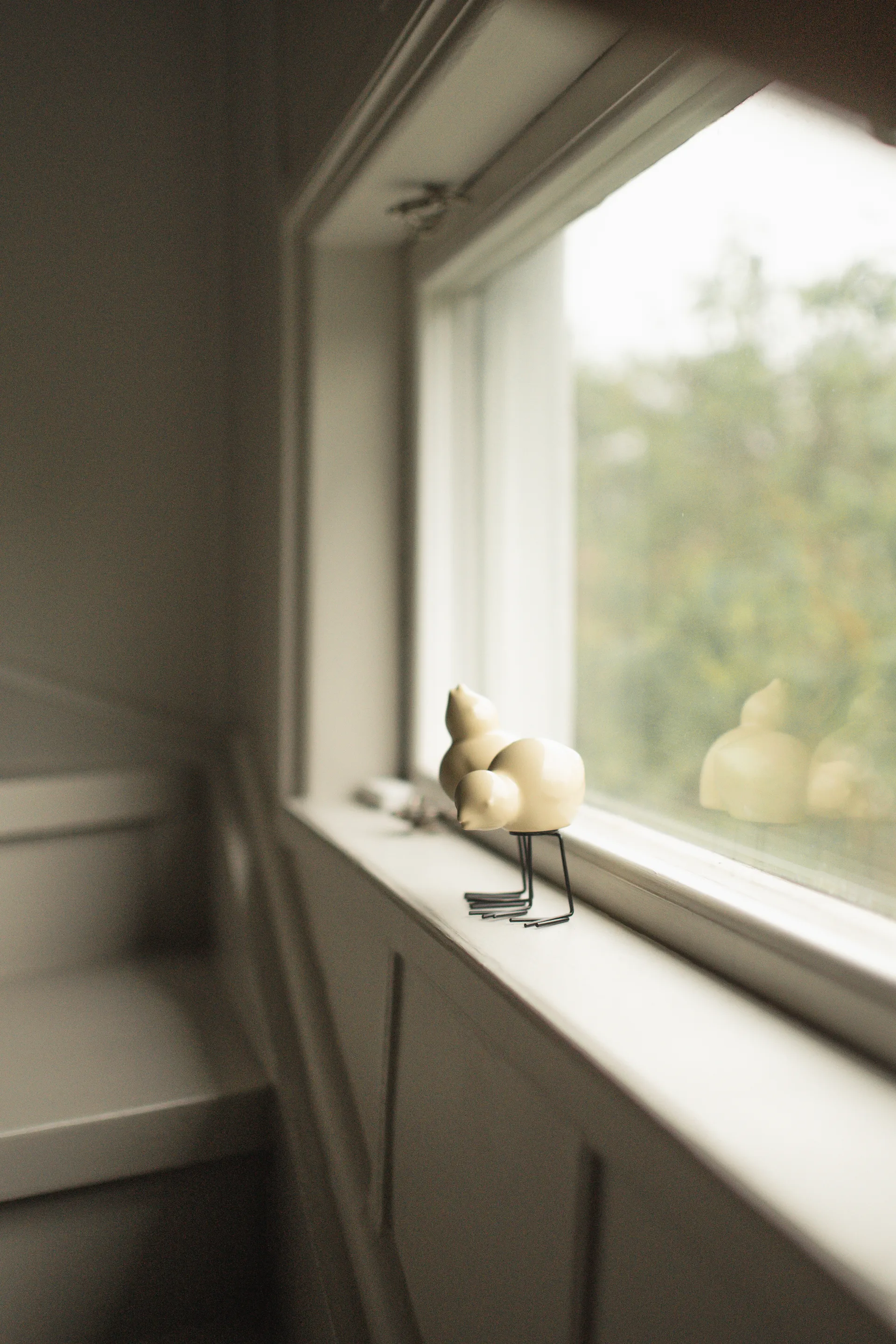 DBKD Swedish Birds påskdekoration 2-pack, Shiny yellow DBKD