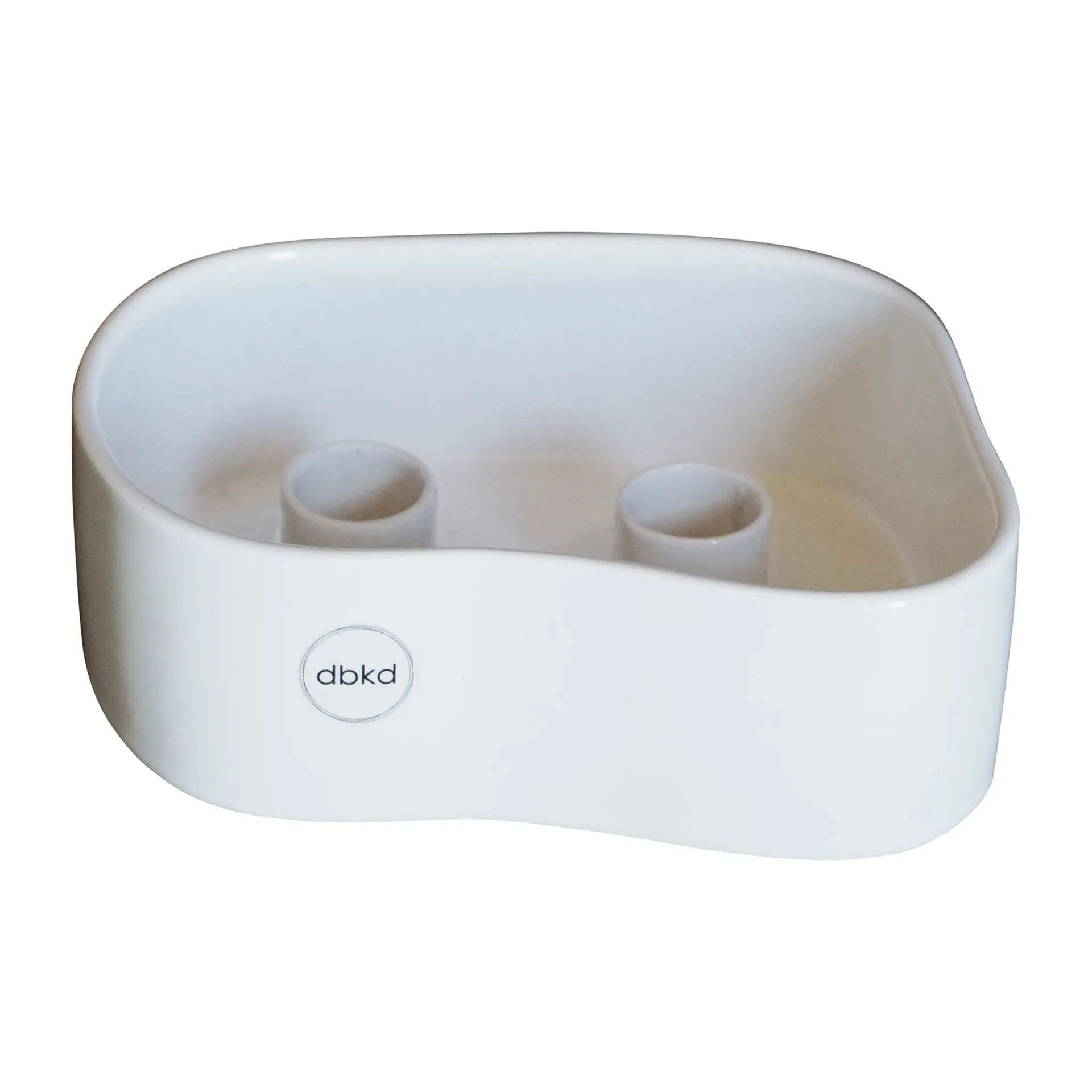 Fill me up ljusstake 15 cm, Shiny white DBKD