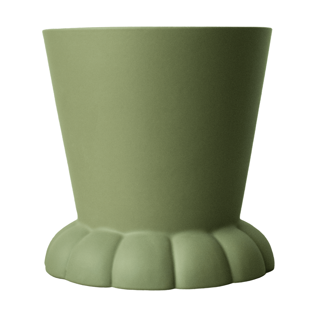 DBKD Flora kruka 19 cm Green | Skandinavisk Design | Krukor | Grön