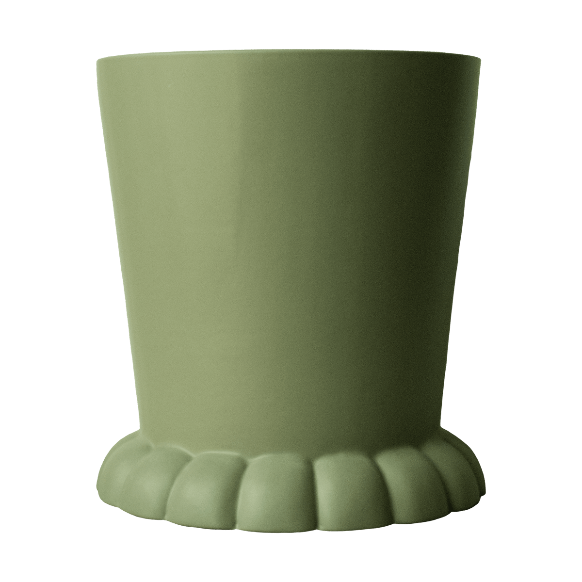 DBKD Flora kruka 25 cm Green | Skandinavisk Design | Krukor | Grön