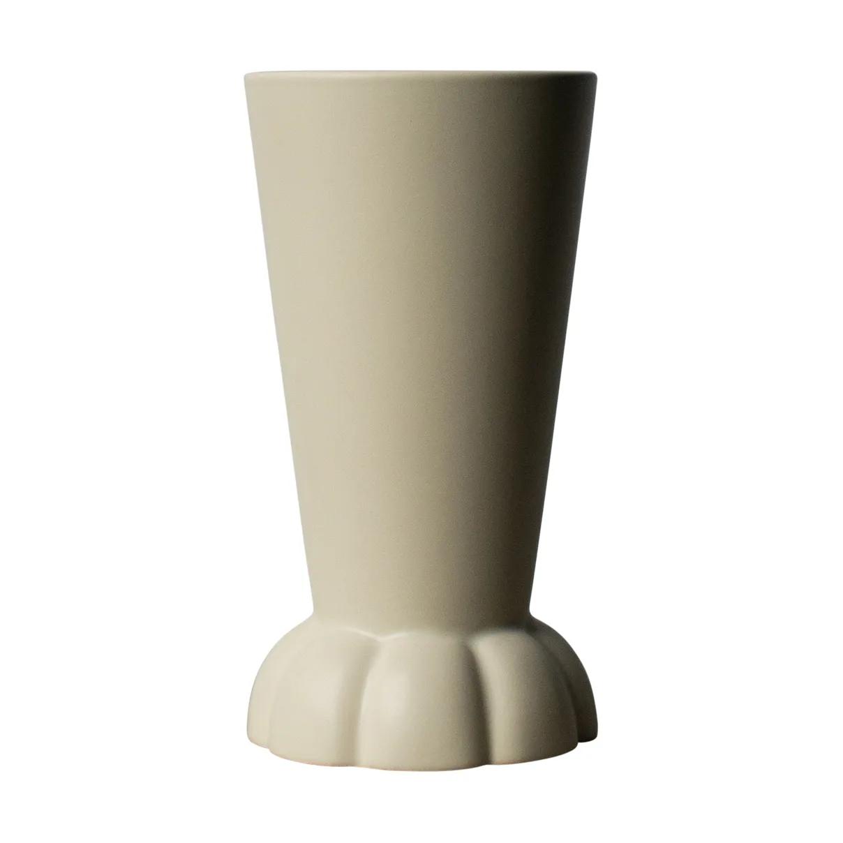 DBKD Flora vas 22 cm Creme | Skandinavisk Design | Vaser | Beige