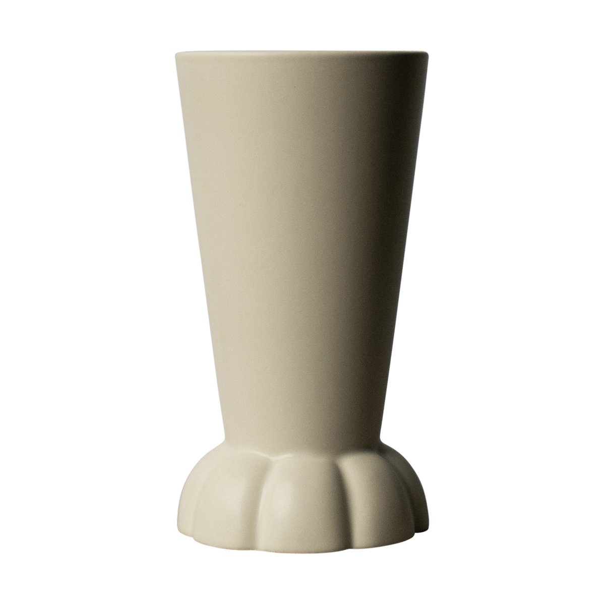 DBKD Flora vas 22 cm Creme | Skandinavisk Design | Vaser | Beige