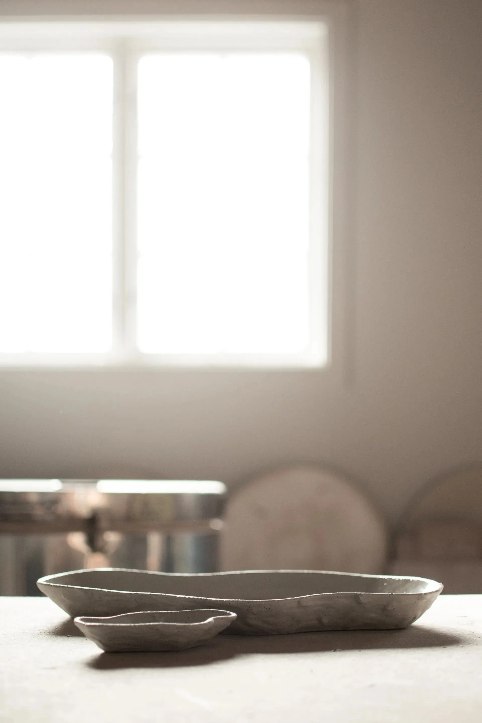 Flow fat large 25x40 cm, Sand DBKD