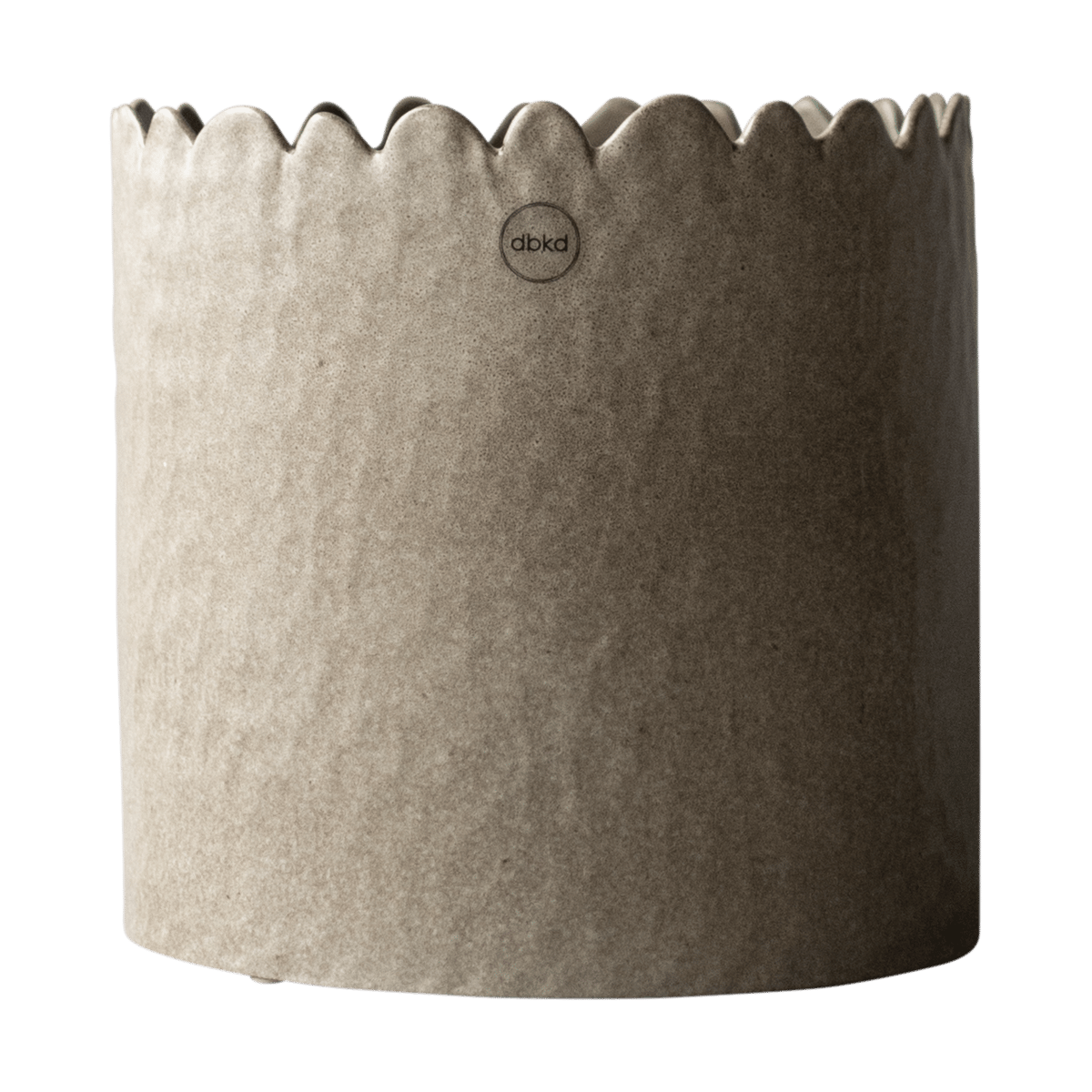 DBKD Flowery kruka 20 cm Beige | Skandinavisk Design | Krukor | Beige