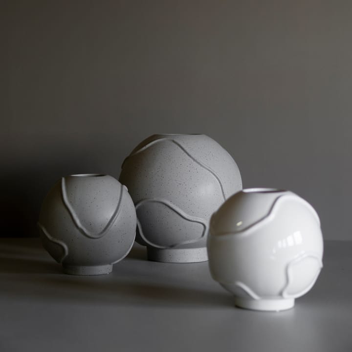 Form vas Ø18 cm - Shiny white - DBKD