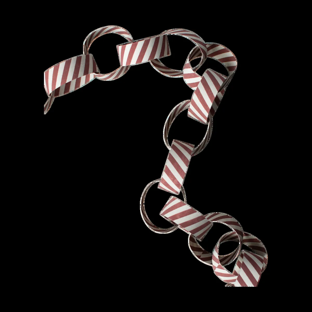 DBKD Garland girland randig Red-white