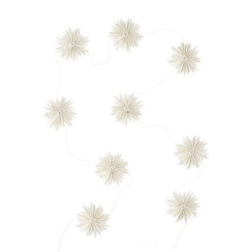 Garland girlang flinga - White  - DBKD