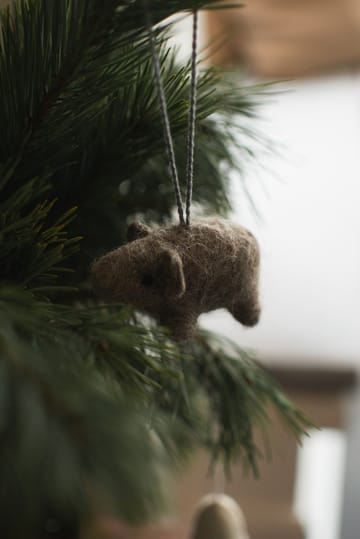 Hanging pig dekorationshänge - Beige - DBKD