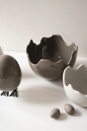 Happy Easter skål äggskal large - Shiny dust - DBKD